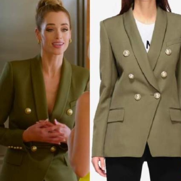 NWT Balmain Blazer Green EU38/US4-6 - Picture 5 of 12